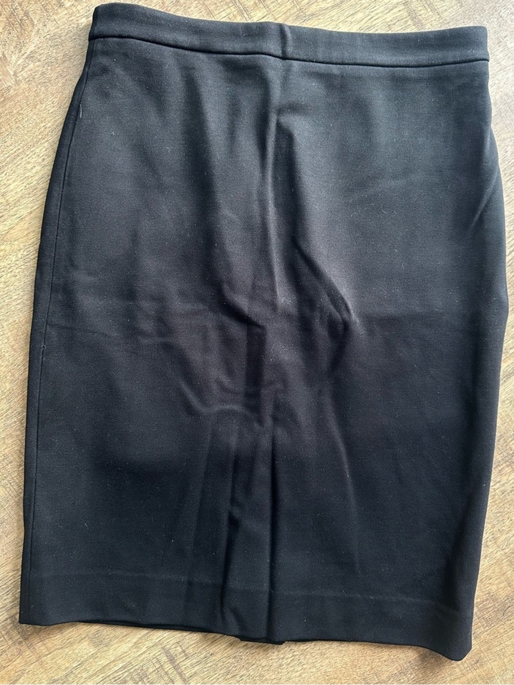 J. Crew Black Stretch Pencil Skirt